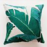 Green Plant Leaves Printed Cushion Cover Design Patternsfloor Pillow Case Covers