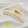 Hair Clip Claw Large Big Hair Claw Clips Gold Metal Hair Claw 11Cm