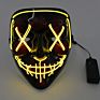 Halloween Mask Neon Led Light up Mask for Festival Cosplay Halloween Costume Masquerade Parties,Carnival,Gifts