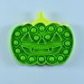 Halloween Pumpkin Fidget Sensory Mini Pop Fidget Toy, Kids Alphabet Food Level Silicone Push It Bubble Fidget Toy