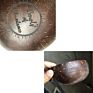 Hand-Carving Natural Coconut Bowls and Wood Spoon Sets Eco Friendly 2+2+2Pcs