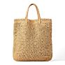 Hand-Woven Large Ladies Shoulder Bag Handbag Straw Beach Bag Travel Market Tote with Zipper for Women