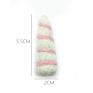 Hand Knitted Wool Earring Accessory in Autumn and Korean Temperament Heart round Earrings Accessories