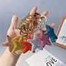 Handbag Bag Hanging Bling Bling Five-Pointed Star Key Chain Creative Blue Red Rhinestone Star Keychain