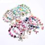 Handmade Diy Magic Color Pearls Beads Bracelets for Baby Girls Mermaid Shell Acrylic Beads Charm Bracelets