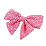 Handmade Polka Dot Bow Baby Hairpins Cotton and Linen Kids Bow Bb Hair Pin