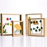 Handmake Natural Mdf Sublimation Double Sided Wooden Picture Floating Photo Frame