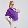 Hands Free Breathable Cotton Baby Wrap Carrier Stretchy Infant and Child Sling Carry up to 44 Lbs