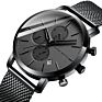 Hannah Martin 109 Luxury Men Stainless Steel Strap Black Color Quartz Analog Watches 3Atm Waterproof Chronograph Watches