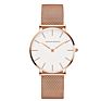 Hannah Martin Ch36 Simple Ladies Quartz Stainless Steel Casual Waterproof Wristwatch Watches for Women