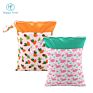 Happyflute Polyester Layer Baby Waterproof Zipper Wet Bag Diaper Bag with Handle