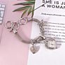 Heart-Shaped Women Casual Watch Cool Minimalist Diamond Watch Women Bracelet Quartz Wristwatch