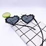 Heat Sun Glasses Children Designer Trend Heart Diamond Frame Uv400 Sunglasses for Kids