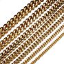 Heavy Men's Hip Hop Choker 14K Yellow Gold Stainless Steel Miami Cuban Link Chain