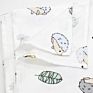 Hedgehog Shape Customizable Organic Bamboo Cotton Newborn Baby Wrap Muslin Swaddle Blanket