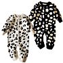 High- Good Price Cute Leopard Print Baby Romper Suit Newborn Clothes