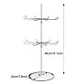 High Performance with Price Keychain Two Tier Spinner Display Stand