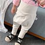 High Waist Baby Girls Big Pp Pants Autumn plus Plush Children Boys Infant Harem Pants Leggings