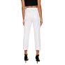 High Waist Fancy Relaxed Straight Leg Women Jeans Casual Stretch Lady White Jeans Denim Long Pants