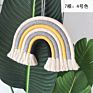 Home Decor Nordic Style Boho Cotton Rainbow Macrame Wall Hanging