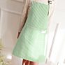 Household Kitchen Waterproof Oil Proof Women's Cotton Ultra-Thin Stripe Thin Style Apron