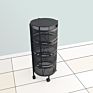 Household Vegetable Basketkitchen Fruit and Vegetable Rackmulti-Layer Movable Rackfree Installation of Rotating Storage Rack