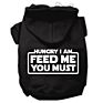 Hungry I Am Screen Print Pet Hoodies