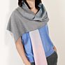 Imf Gradual Change Color 100% Cashmere Shawl Scarf