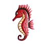 In Stock Metal Seahorse Pendant Wall Art Seahorse Hanging for Home Garden Decor
