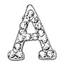 Initial Pave Clear Gem Dangling Alphabet Letter Surgical Steel 14G Navel Belly Button Ringsbody Piercing Jewelry
