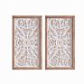 Innova Shabby Chic Rustic Handicrafts Farmhouse Nature Wood Carving Mdf Wall Decor Hanging Panels Hand Carved Wood Wall Art