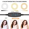 Ins 10 Inch Desktop Photographic Rgb Light Fill Lamp Mobile Live Video Phone Holder Led Selfie Ring Light with Tripod Stand