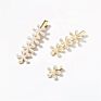 Ins Gold Color Girls Pearl Hairgrips Designer Korean Women Pearl Hair Clips