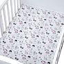 Ins Hotsales 100% Jersey Cotton Baby Knit Crib Sheet