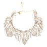 Ins Newest Layered Shiny Zircon Cz Fringe Anklet Gold Plated Crystal Tassel Anklets for Women Beach