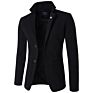 Italy Men's Single Breasted Checked Slim plus Size Velvet Casual Blazer Jacket for Men