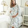 Jambear Organic Maternity Robe and Sleep Sack Nursing Gowns and Swaddle Organic Cotton Maternity Robe and Swaddle Set