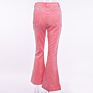 Jeans Trousers for Women Corduroy Long Flare Ladies Trousers Comfortable Wear Pants