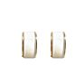 Jewelry 925 Silver Needle Korean East Gate Geometric round Earrings Temperament Cat's Eye Stone Earrings Ins Net Red Simple For