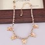 Jewelry Iced Out Diamond Link Butterfly Anklet Bling Rhinestone Crystal Tennis Chain Butterfly Ankle Bracelet