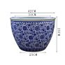 Jingdezhen Blue and White Large Size Bonsai Pot Ceramic Pots Large Planter