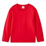 Jl-10806 Logo Super Soft Cotton round Neck Long Sleeve T Shirt Kids Solid Color Blank Children T-Shirts