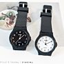 Kegllect Watch Simple Design Black Contracted Both Men and Women Watch