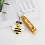 Keychains Little Bee Key Chain Creative Alligator Car Key Chain Car Key Chains