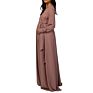 Khaki Wrap Dress Pregnant Breastfeeding Clothes Dress Pregnancy Dress