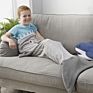 Kids Baby Boys Girls Mermaid Shark Cetacean Shape Touched Super Soft Flannel Tail Double-Deck Blanket Sleeping Bag