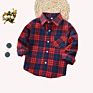 Kids Flannel Shirt Plaid Boys Kids Clothing Toddler Boy Clothes Kid Girl Flannel Shirt Whole