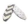 Kids Natural Wood Teether Baby Knotted Bunny Ear Teether Beech Wood Teething Rings Molars Dental Exercise Wooden Ring Toys