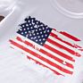 Kids Patriot American Flag T Shirt Baby Casual White T-Shirts Kid Girls Boys Short Sleeve Clothing