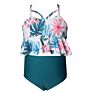 Kids Swimwear Kids Bathing Suits Girls Two Piece a Bikini Children Swimwear Service Floral Quick Dry Not Support